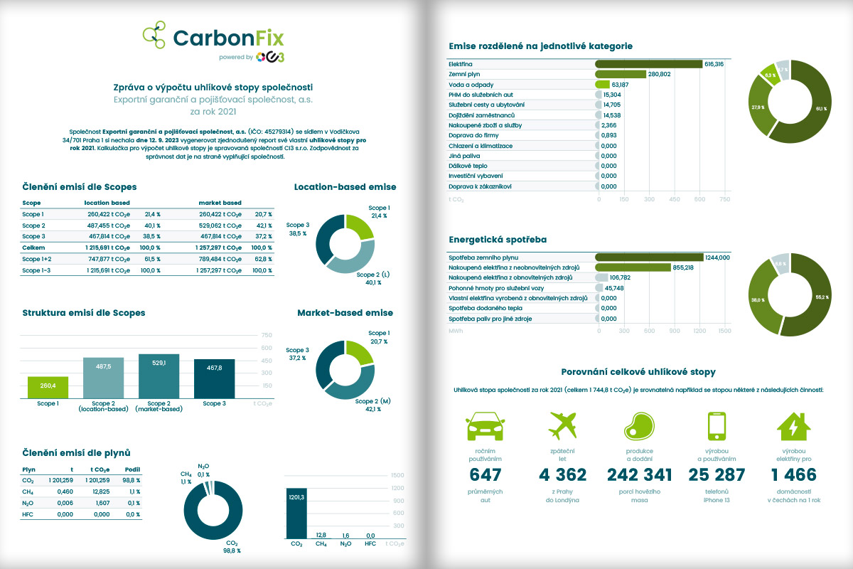 CarbonFix - první dvojstrana výstupu v pdf
